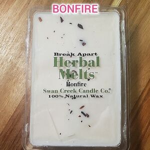 BONFIRE by SWAN CREEK CANDLE CO Herbal Melts 100% Natural Wax 5.25 oz NEW in Box